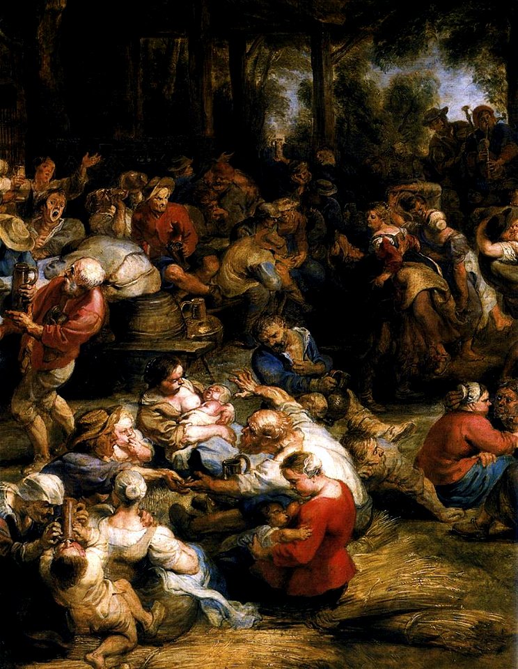 Peter Paul Rubens - The Village Fête (detail) - WGA20407