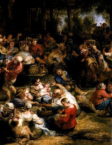 Peter Paul Rubens - The Village Fête (detail) - WGA20407