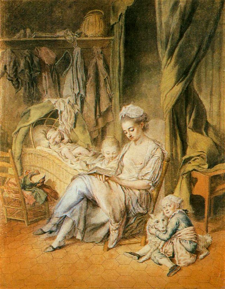 Peters, Johann Anton de - The Happy Mother - c. 1775