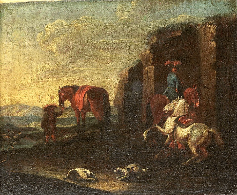 Peter van Bloemen - Italiaans landschap