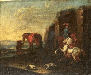 Peter van Bloemen - Italiaans landschap