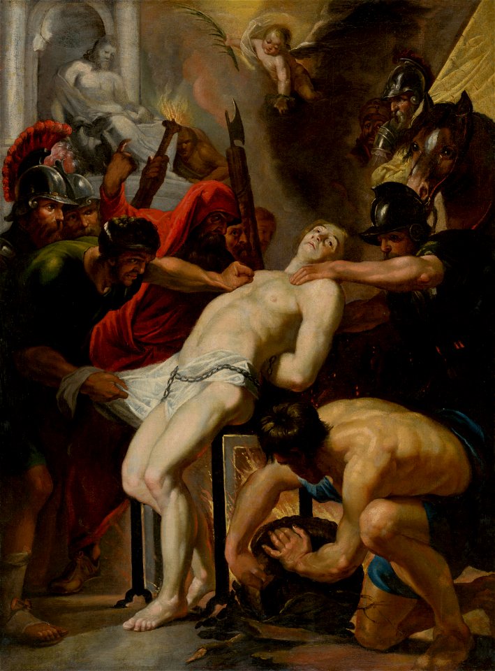 Peter Paul Rubens - Umučenie svätého Vavrinca - O 347 - Slovak National Gallery