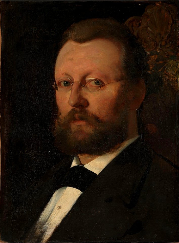 Eilif Peterssen - Portrait of the Painter Christian Meyer Ross - NG.M.00725 - National Museum of Art, Architecture and Design