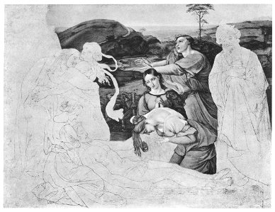 Peter von Cornelius Die Grablegung Christi