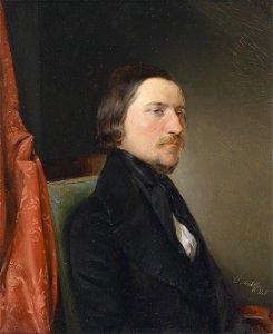 August von Pettenkofen Portrait August Semeleder 1840
