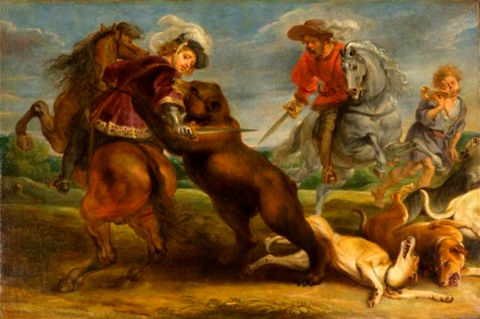 Peter Paul Rubens en Frans Snijders - Berenjacht - 52.9.108 - North Carolina Museum of Art