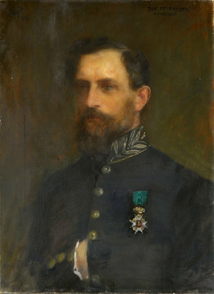 Eilif Peterssen - Portrett av Jon Peterssen - Oslo Museum - OB.00264