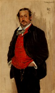 Eilif Peterssen - Portrett av Alexander L. Kielland - Stavanger kunstmuseum - SG.0230