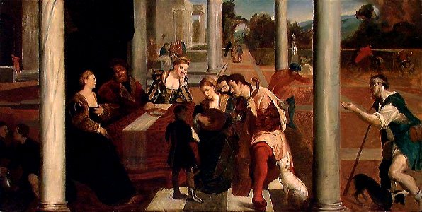 Eilif Peterssen - The Banquet of Dives. Copy after B. Veneziano - NG.M.01564 - National Museum of Art, Architecture and Design