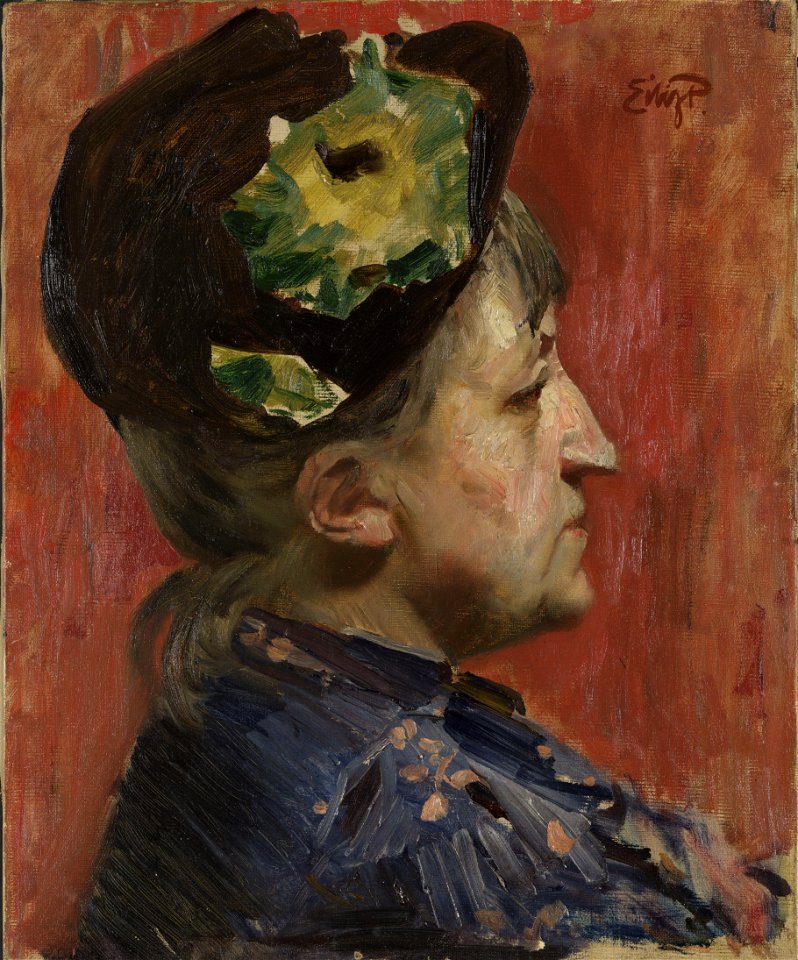 Eilif Peterssen - The Painter Kitty Kielland - NG.M.01520 - National Museum of Art, Architecture and Design