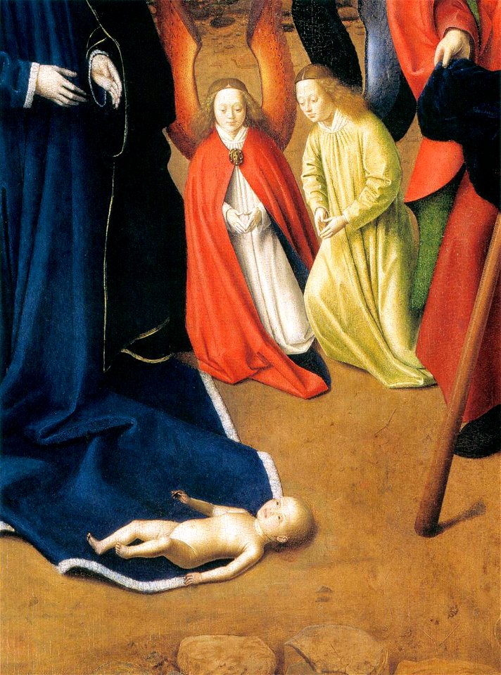 Petrus christus, natività di washington 05