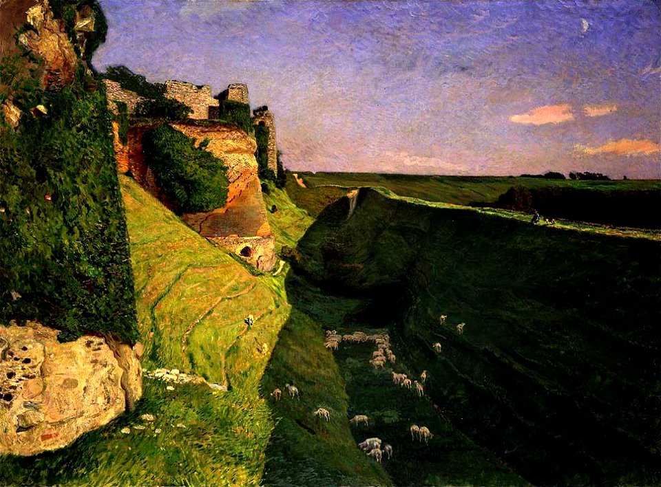 Eilif Peterssen - Chateau d'Arques in Normandy - NG.M.00849 - National Museum of Art, Architecture and Design