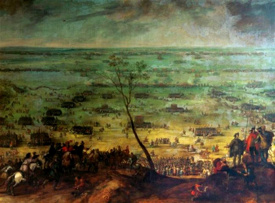Peter Snayers - De slag bij Lützen nabij Leipzig, 6 november 1632, tussen Zweden onder koning Gustav Adolf en Oostenrijk onder Albrecht von Wallenstein - GG 1820 - Kunsthistorisches Museum