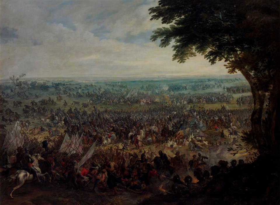 Peter Snayers - Large cavalry battle
