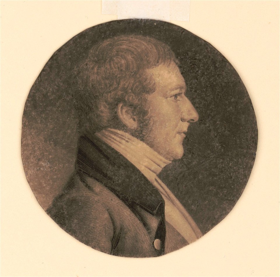 Petit de Villers, head-and-shoulders portrait, right profile LCCN2007676997