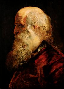 Peter Paul Rubens, , Kunsthistorisches Museum Wien, Gemäldegalerie - Studienkopf eines Greises - GG 522 - Kunsthistorisches Museum