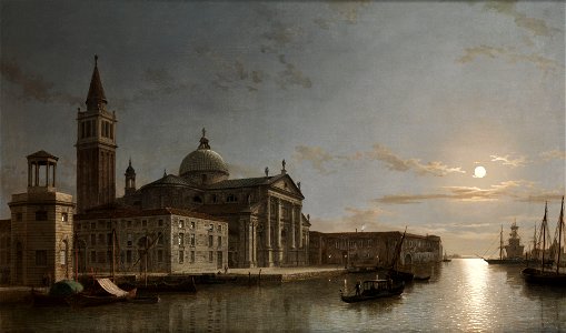 Henry Pether San Gorgio Maggiore im Mondschein