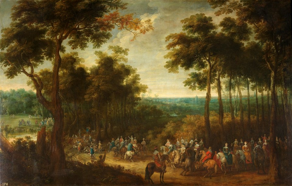 Peter Snayers - The hunt of the Cardinal-Infante