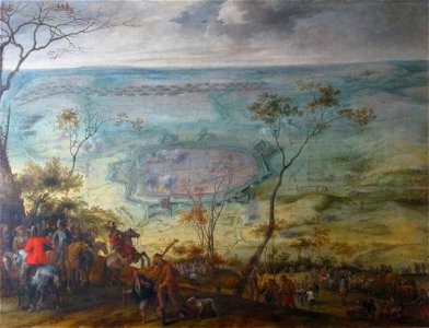 Peter Snayers - Het beleg van Einbeck door Ottavio Piccolomini en aartshertog Leopold Wilhelm, 20-24 oktober 1641 - GG 1819 - Kunsthistorisches Museum