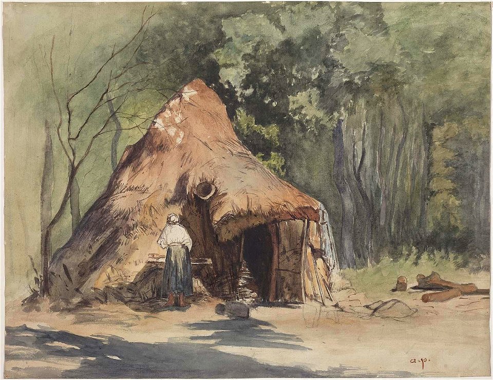 August von Pettenkofen - Zigeunerhütte