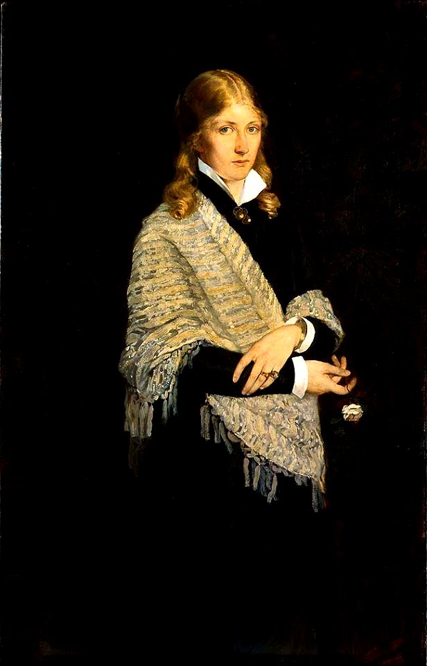 Eilif Peterssen - Portrait of the Painter Andrea Gram - NG.M.00286 - National Museum of Art, Architecture and Design