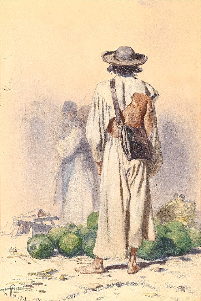 August von Pettenkofen - Slowakischer Bauer