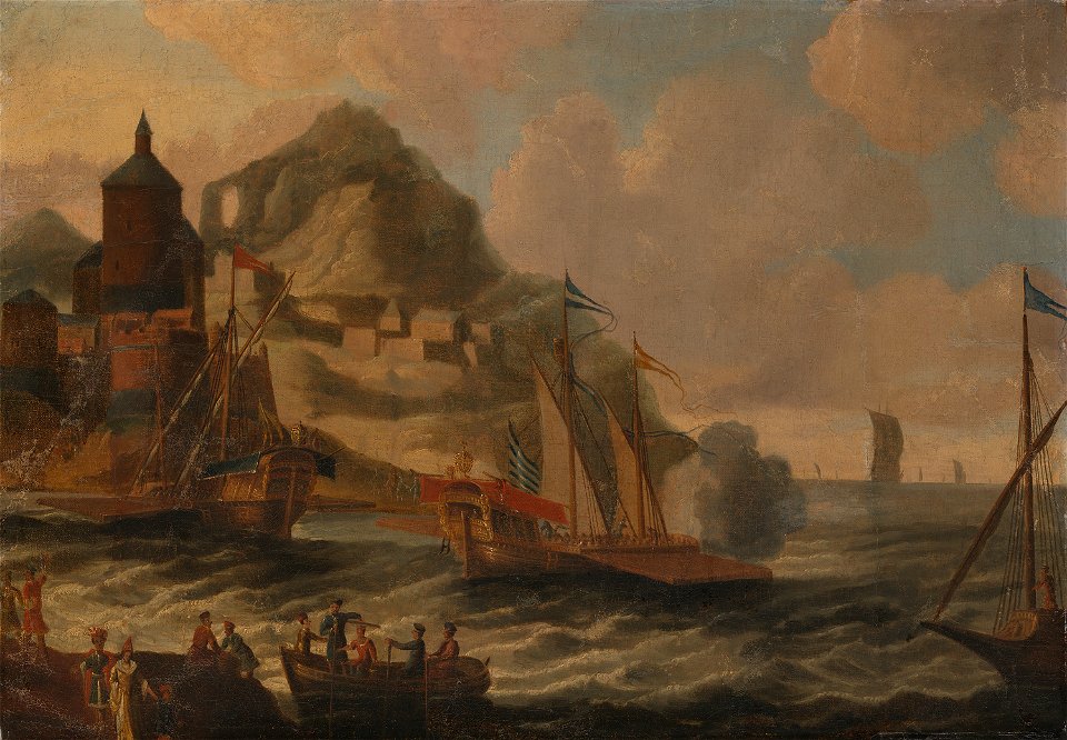 Peter van de Velde - Haven aan de Middellandse Zee - SA 1281 - Amsterdam Museum