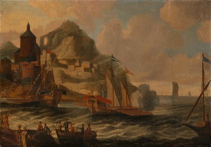Peter van de Velde - Haven aan de Middellandse Zee - SA 1281 - Amsterdam Museum