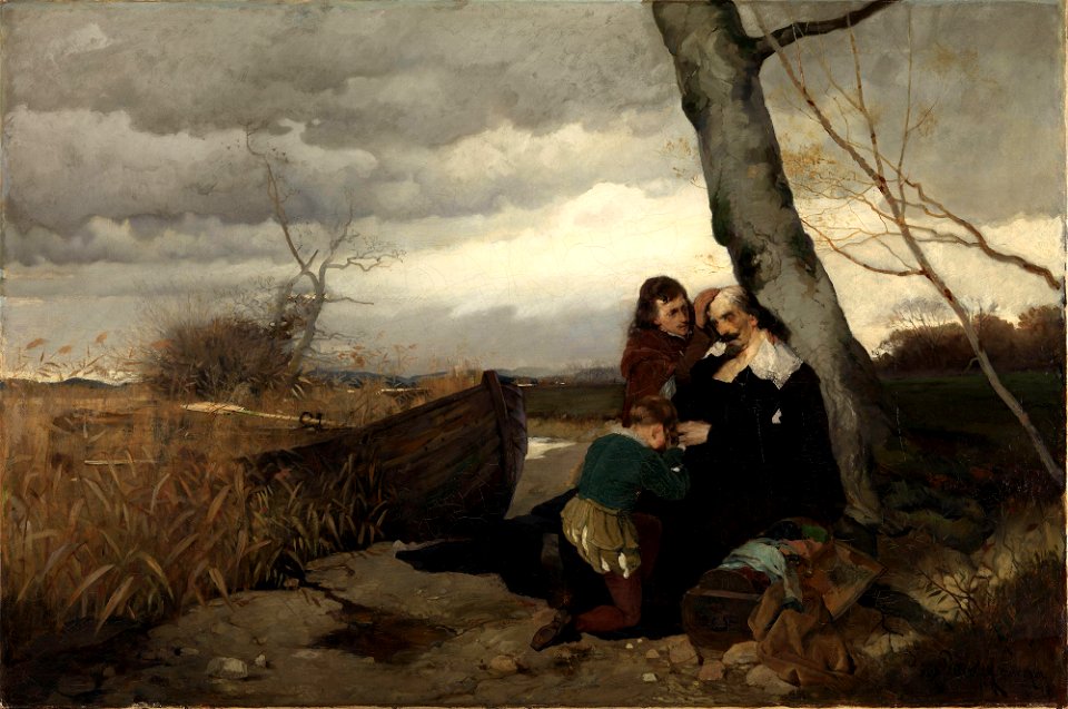 Eilif Peterssen - The Death of Corfitz Ulfeldt - NG.M.03176 - National Museum of Art, Architecture and Design