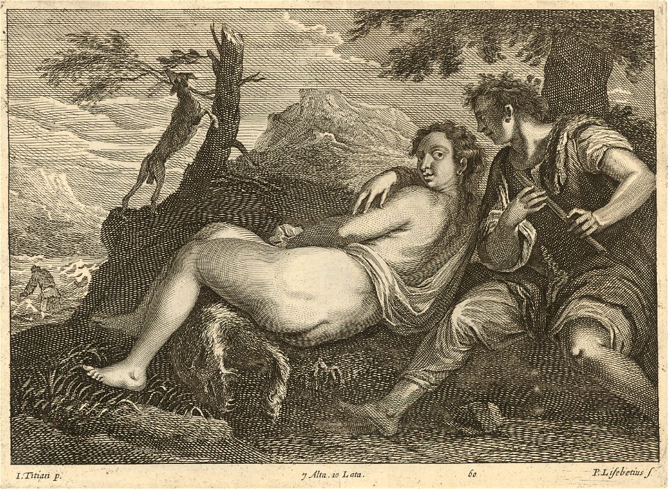 Peter van Lisebetten - Nymph and Shepherd SVK-SNG.G 11965-61