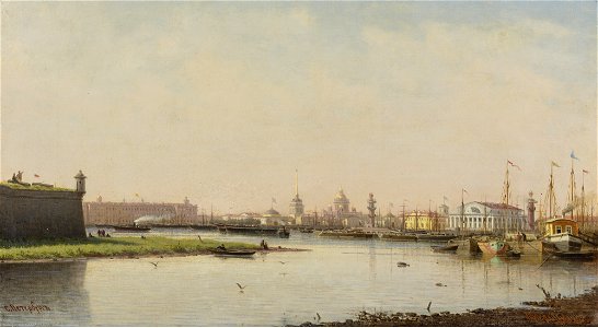 Petr Vereshchagin 'View of St. Petersburg', Sotheby's