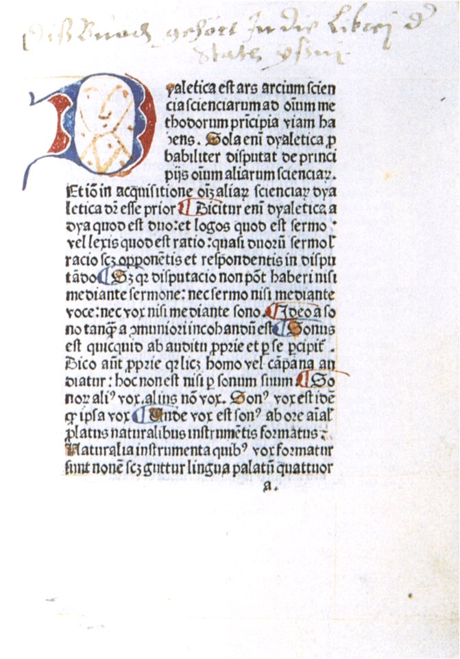 Petrus Hispanus Summularum ilber Paris 1481 (Isny)
