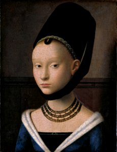 Petrus Christus - Portrait of a Young Woman - Google Art ProjectFXD