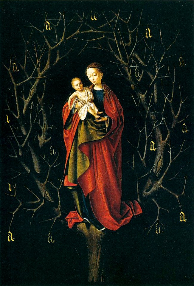 Petrus christus, madonna dell'albero secco