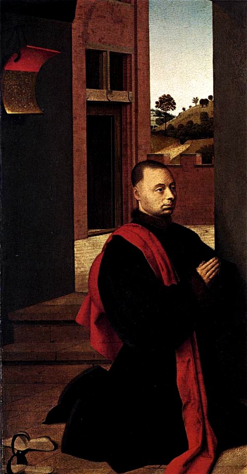 Petrus christus, un donatore