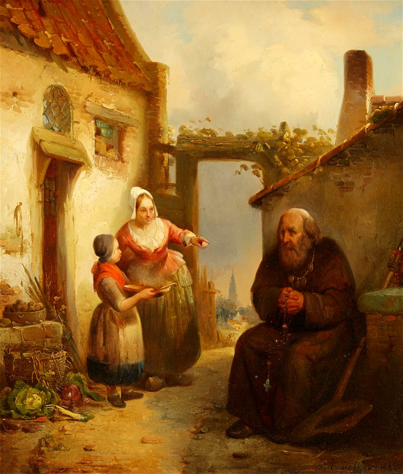 Petrus Marius Molijn Der Bettelmönch 1840