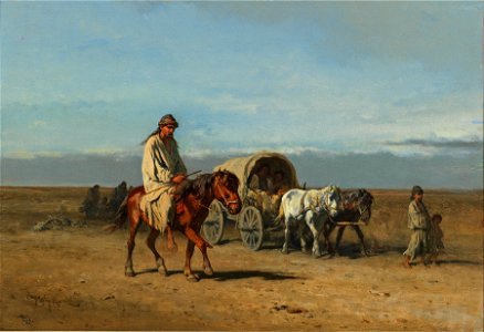Pettenkofen – Travelling Gypsies, 1856