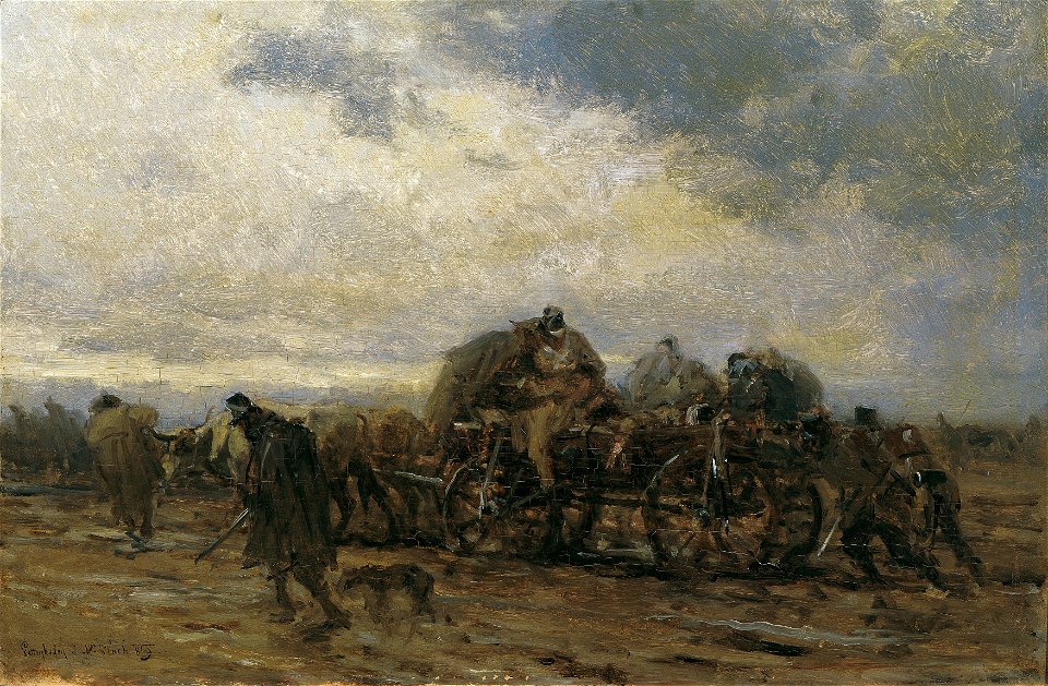 Pettenkofen–The Casualty Transport II, 1869