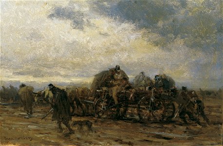 Pettenkofen–The Casualty Transport II, 1869