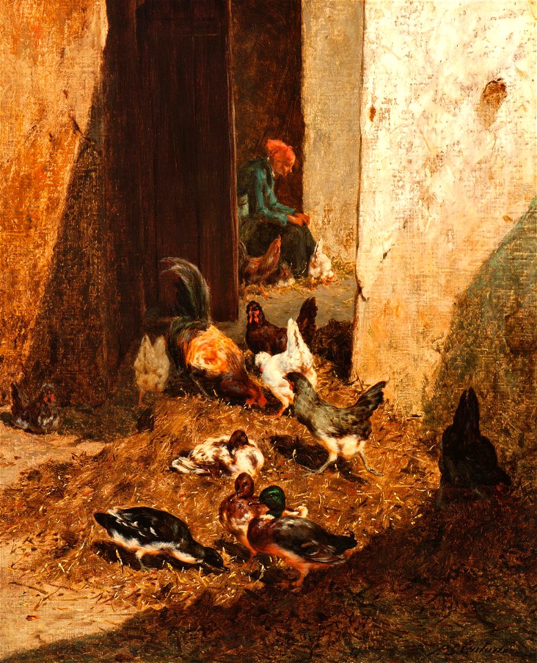 Philibert Léon Couturier The Hen House