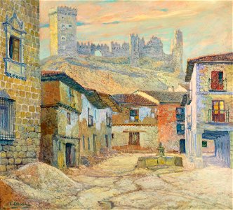 Peñaranda de Duero, de Carlos María de Lezcano Fernández (Museo del Prado)