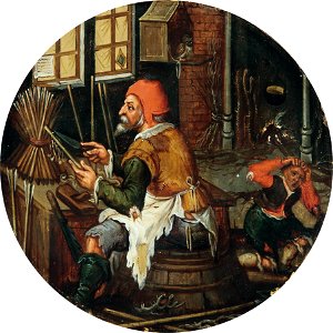 Pfeilschnitzer (nach Pieter Brueghel dJ)