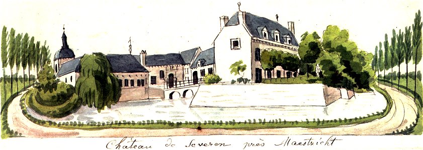 Ph van Gulpen, Kasteel Severen, Maastricht-Amby