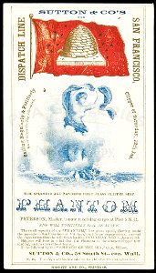 PHANTOM Clipper ship sailing card 37634 2