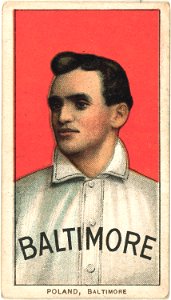 Phil Poland, Baltimore Team, baseball card portrait LCCN2008676916