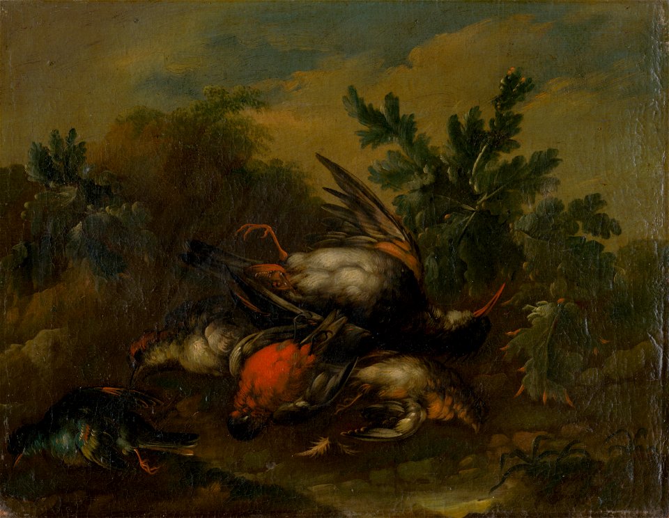 Philip Ferdinand Hamilton - Still Life with Dead Birds - O 2533 - Slovak National Gallery