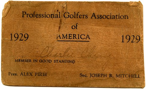 PGA Membershp Card
