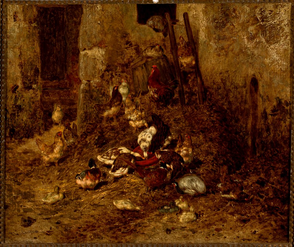 Philibert Léon Couturier - Domestic fowls - M.Ob.1229 - National Museum in Warsaw