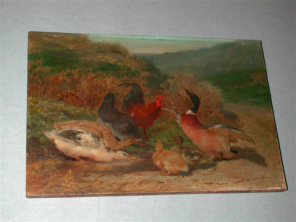 Philibert-Léon Couturier - Ducks and Chickens - 1895.663 - Fogg Museum