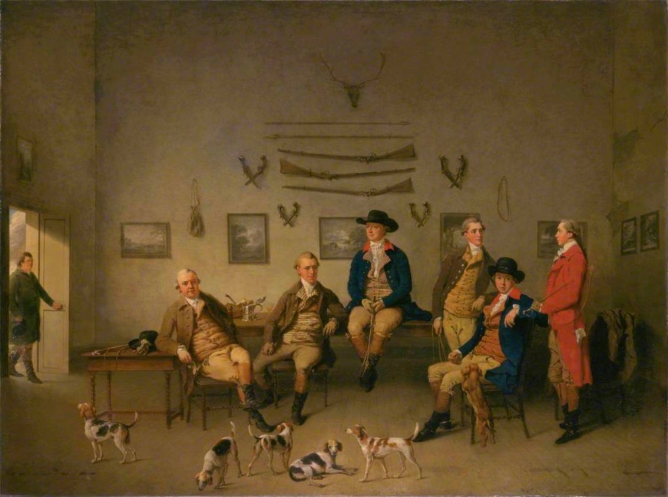 Philip Reinagle (1749-1833) - Members of the Carrow Abbey Hunt - T07218 - Tate